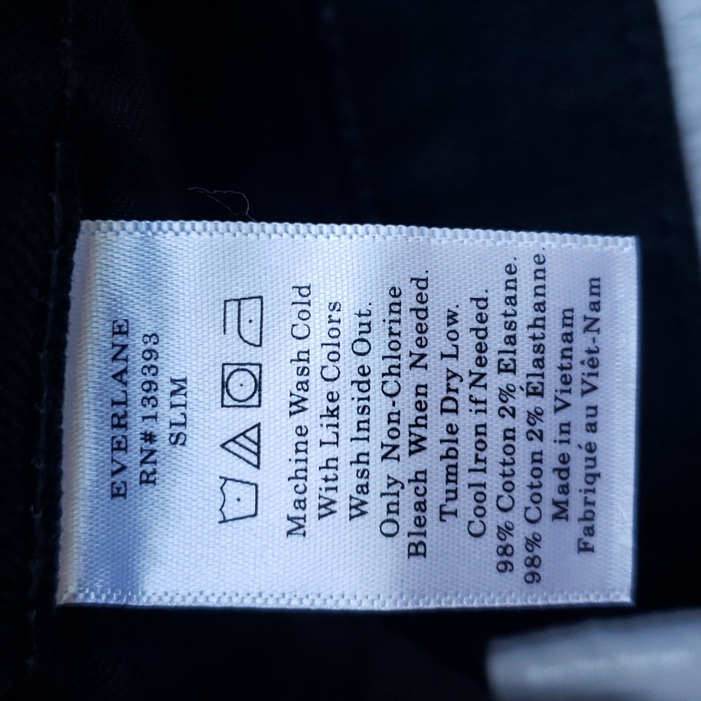 Everlane Slim Jean nwt - Picture 7 of 7